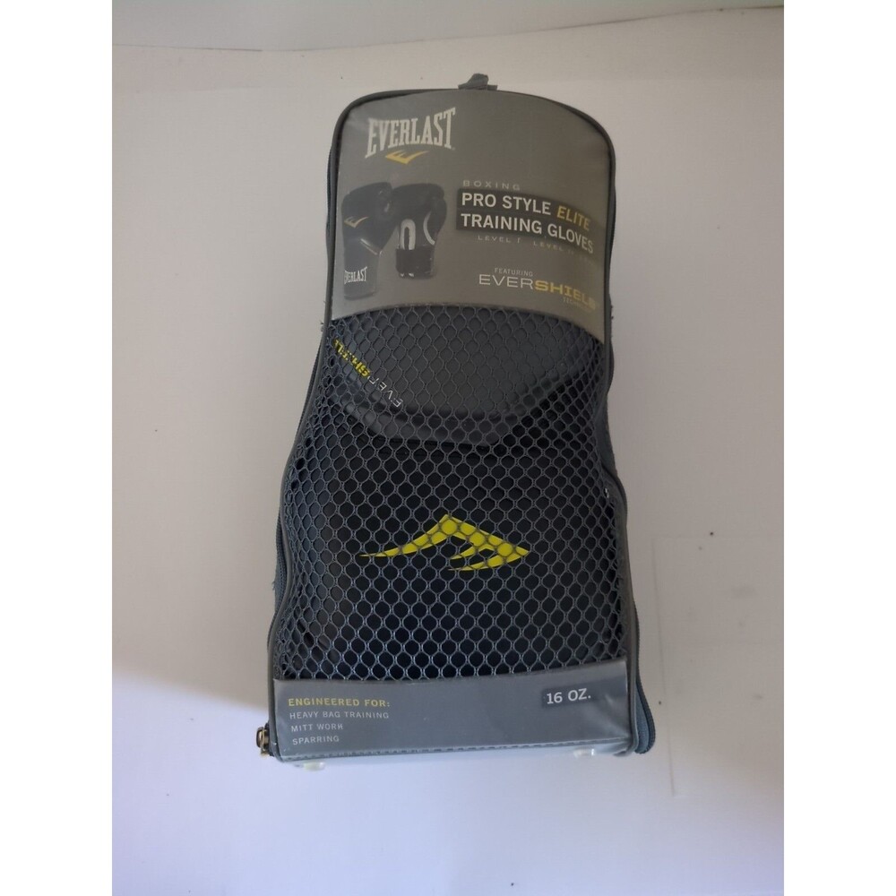 Everlast Pro Style Elite Training Gloves 16 oz w/ Everlast MMA Punching Pads